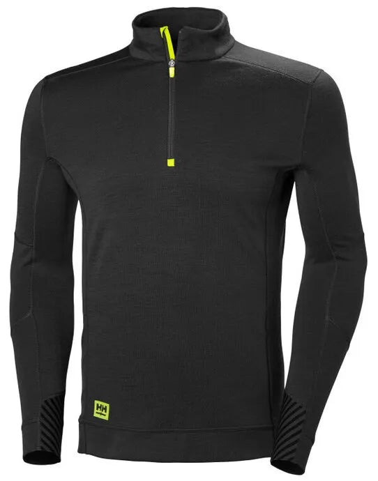 Helly Hansen LIFA Base Layer Half Zip 75109 - Black S - Customisable Jacket