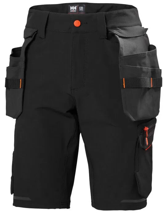 Helly Hansen Kensington Service Shorts 77578 - Black C58 - Customisable Shorts