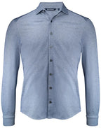 Cutter & Buck - Advantage Shirt Men - Indigo Melange - Customisable Shirts & Blouses