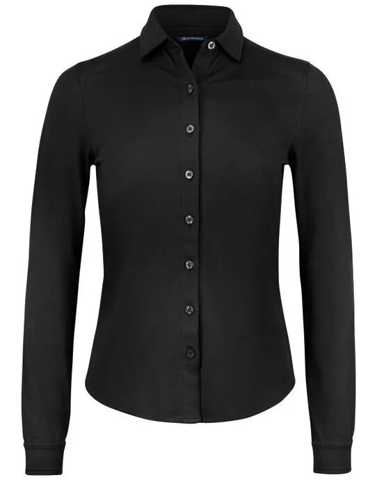 Cutter & Buck - Advantage Shirt Women - Black - Customisable Shirts & Blouses