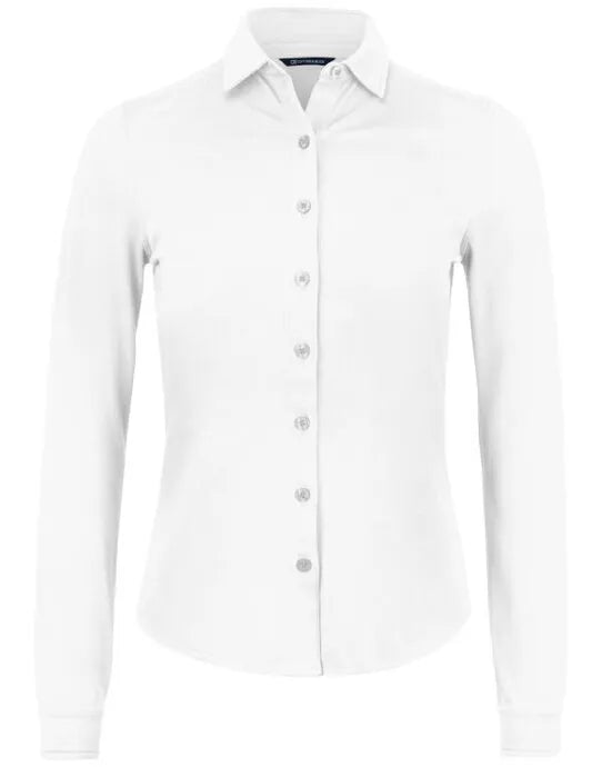 Cutter & Buck - Advantage Shirt Women - White - Customisable Shirts & Blouses