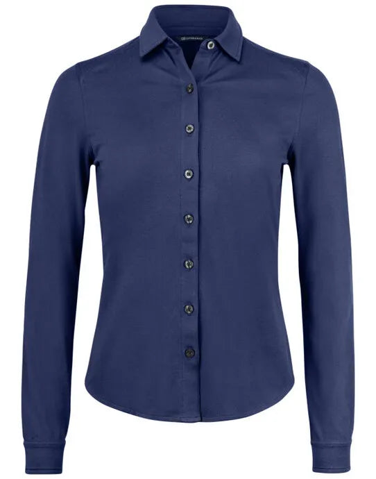 Cutter & Buck - Advantage Shirt Women - Dark Navy - Customisable Shirts & Blouses