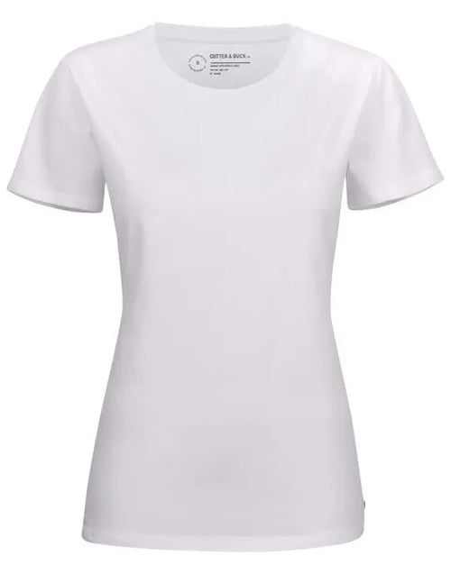 Cutter & Buck - Manzanita Roundneck Women - White - Customisable T-Shirt