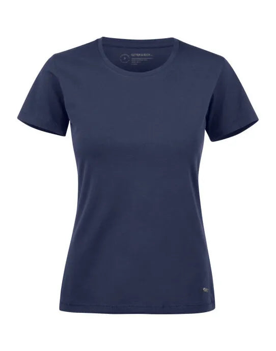 Cutter & Buck - Manzanita Roundneck Women - Dark Navy - Customisable T-Shirt