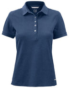 Cutter & Buck - Advantage Polo Women - Cobolt Melange - Customisable Polo Shirts