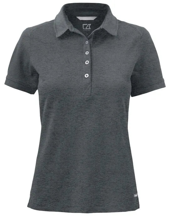Cutter & Buck - Advantage Polo Women - Anthracite Melange - Customisable Polo Shirts