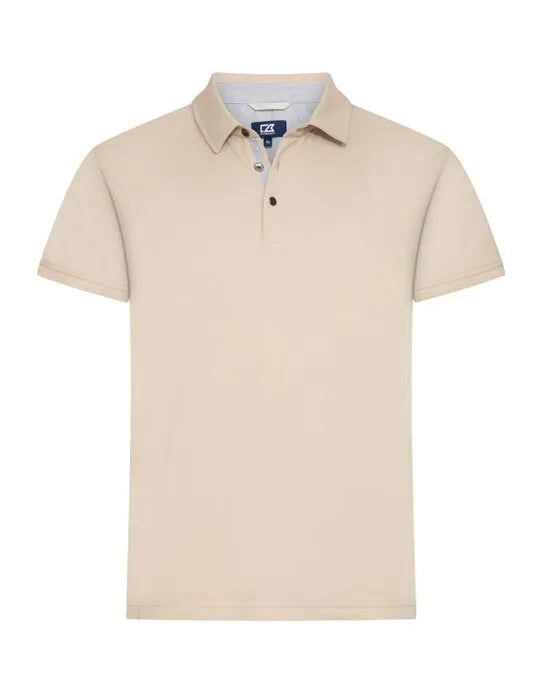 Cutter & Buck - Advantage Premium Polo Men - Beige - Customisable Polo Shirts