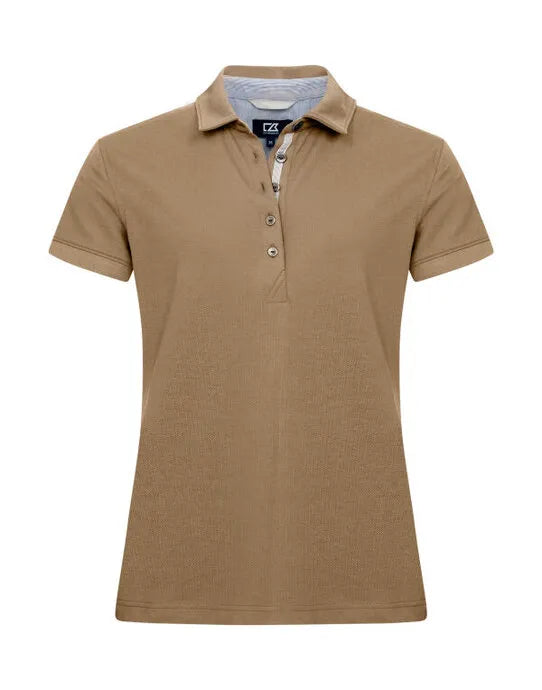 Cutter & Buck - Advantage Premium Polo Women - Khaki - Customisable Polo Shirts