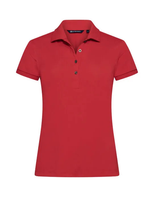 Cutter & Buck - Virtue Polo Solid Women - Red - Customisable Polo Shirts