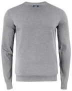 Cutter & Buck - Oakville Crewneck Men - Grey Melange - Customisable Knitwear