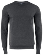 Cutter & Buck - Oakville Crewneck Men - Anthracite Melange - Customisable Knitwear