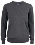 Cutter & Buck - Oakville Crewneck Women - Anthracite Melange - Customisable Knitwear