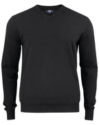Cutter & Buck - Oakville V-neck Men - Black - Customisable Knitwear