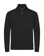 Cutter & Buck - Oakville Half Zip Sweater Men - Black - Customisable Knitwear