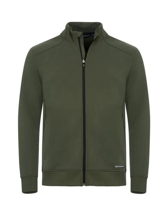 Cutter & Buck - Pemberton Cardigan Full Zip Men - Ivy Green - Customisable Sweatshirts And Hoodies