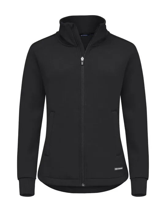 Cutter & Buck - Pemberton Cardigan Full Zip Women - Black - Customisable Sweatshirts And Hoodies