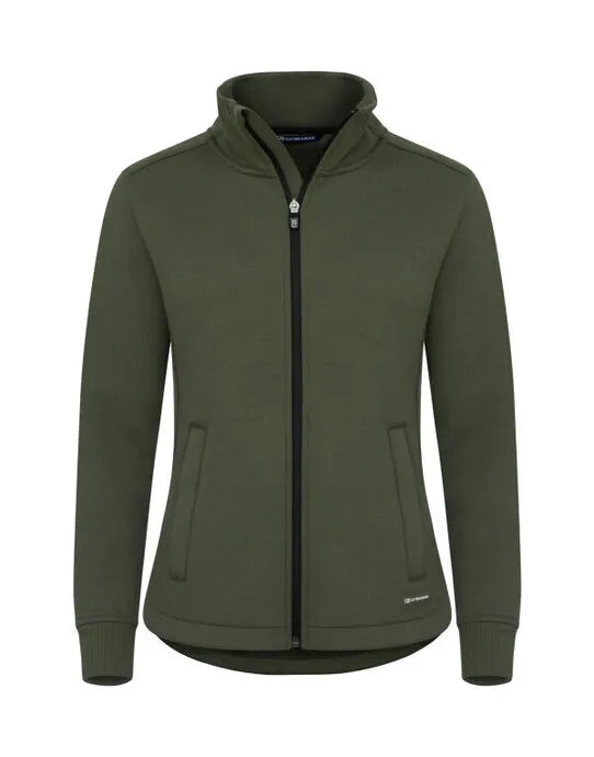 Cutter & Buck - Pemberton Cardigan Full Zip Women - Ivy Green - Customisable Sweatshirts And Hoodies