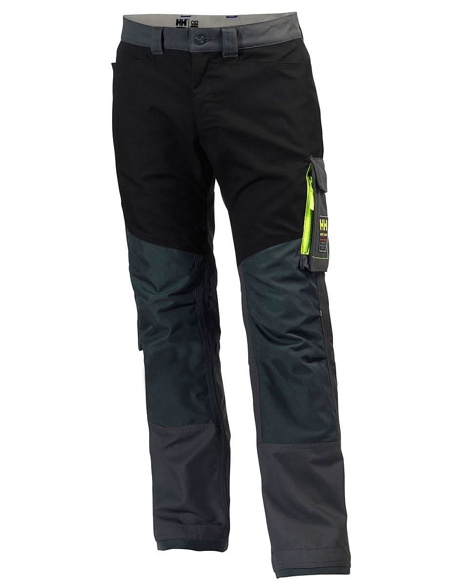 Helly Hansen Aker Work Pants 77400R - Dark Grey Black - Customisable Shorts & Trousers