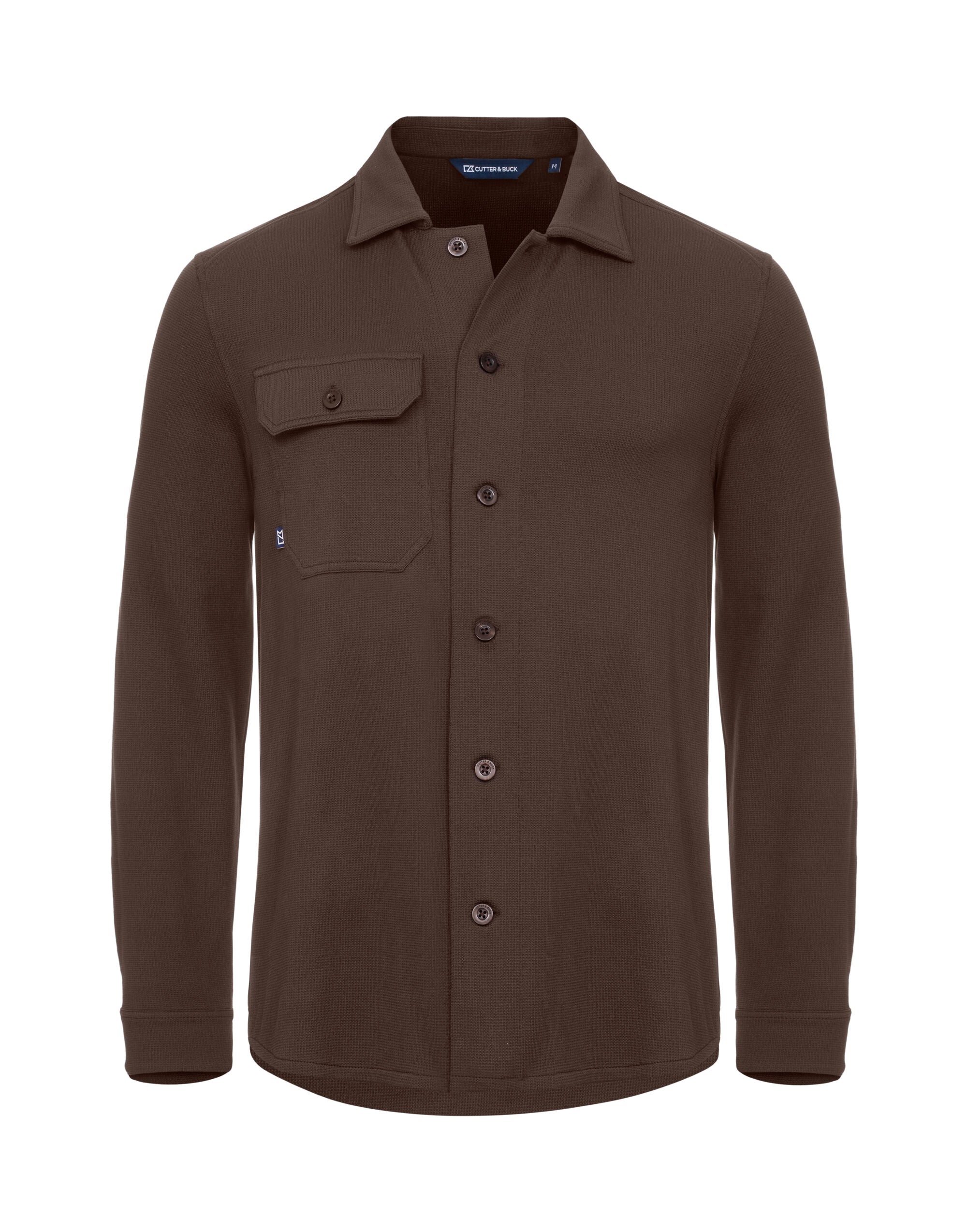 Cutter & Buck - Advantage Leisure Shirt Men - Dark Mocca S - Customisable Shirt