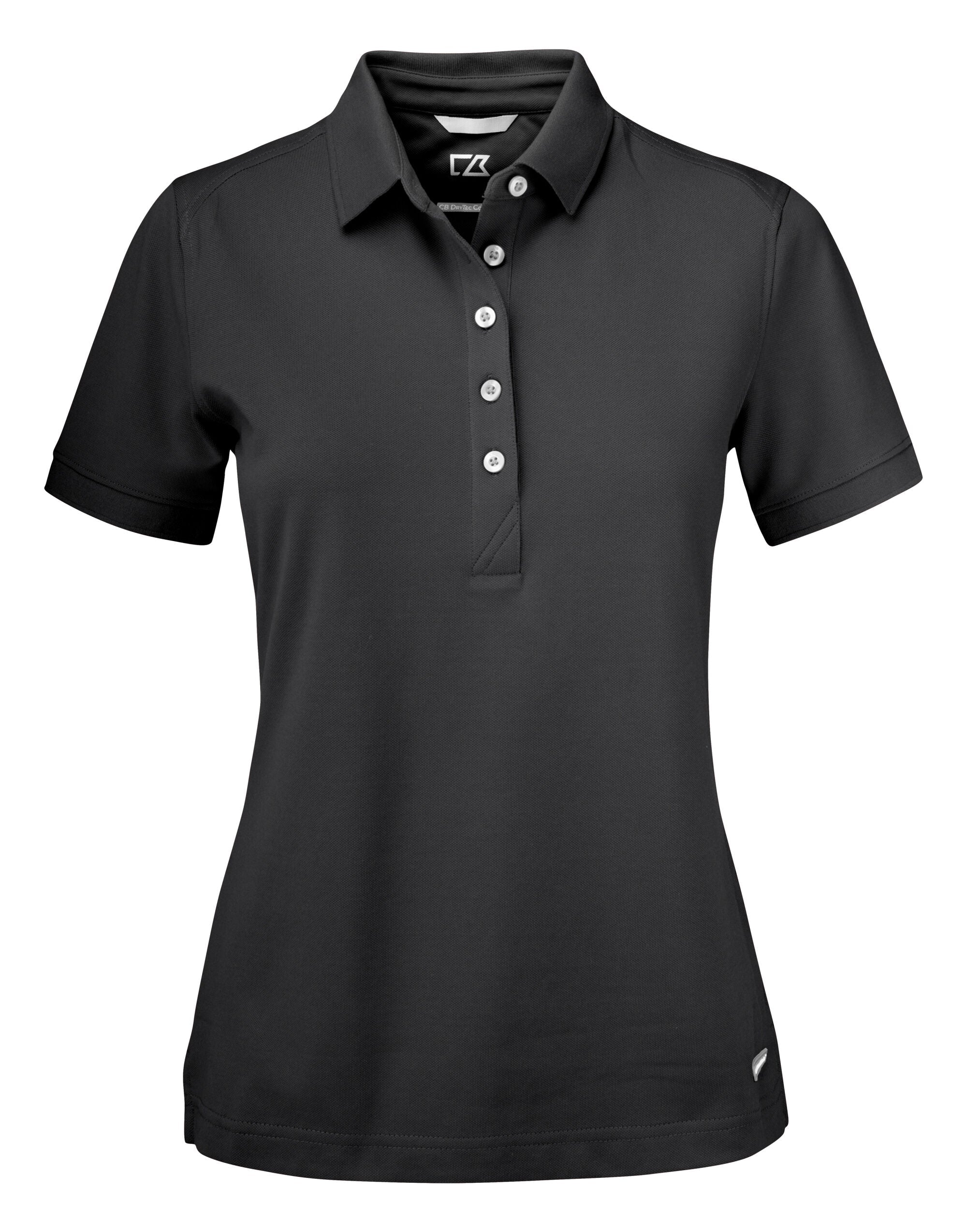 Cutter & Buck - Advantage Polo Women - Black XS - Customisable Polo Shirts