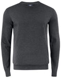 Cutter & Buck - Oakville Crewneck Men - Anthracite Melange S - Customisable Knitwear