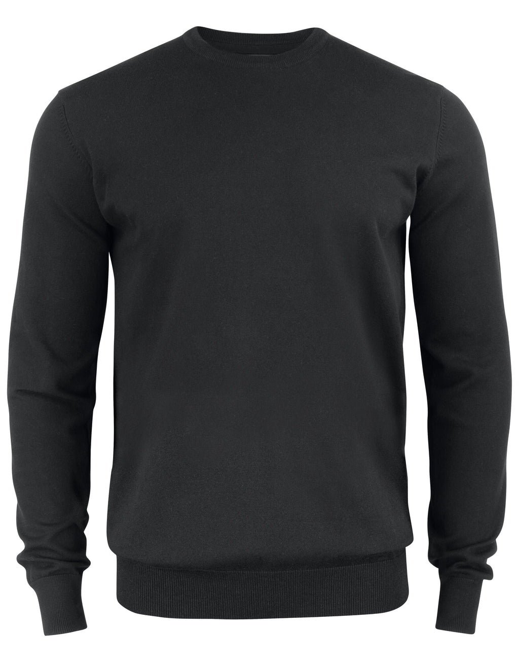 Cutter & Buck - Oakville Crewneck Men - Black S - Customisable Knitwear