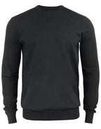 Cutter & Buck - Oakville Crewneck Men - Black S - Customisable Knitwear