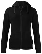 Cutter & Buck - Pemberton Hood Full Zip Women - Black XS - Customisable Sweatshirts And Hoodies