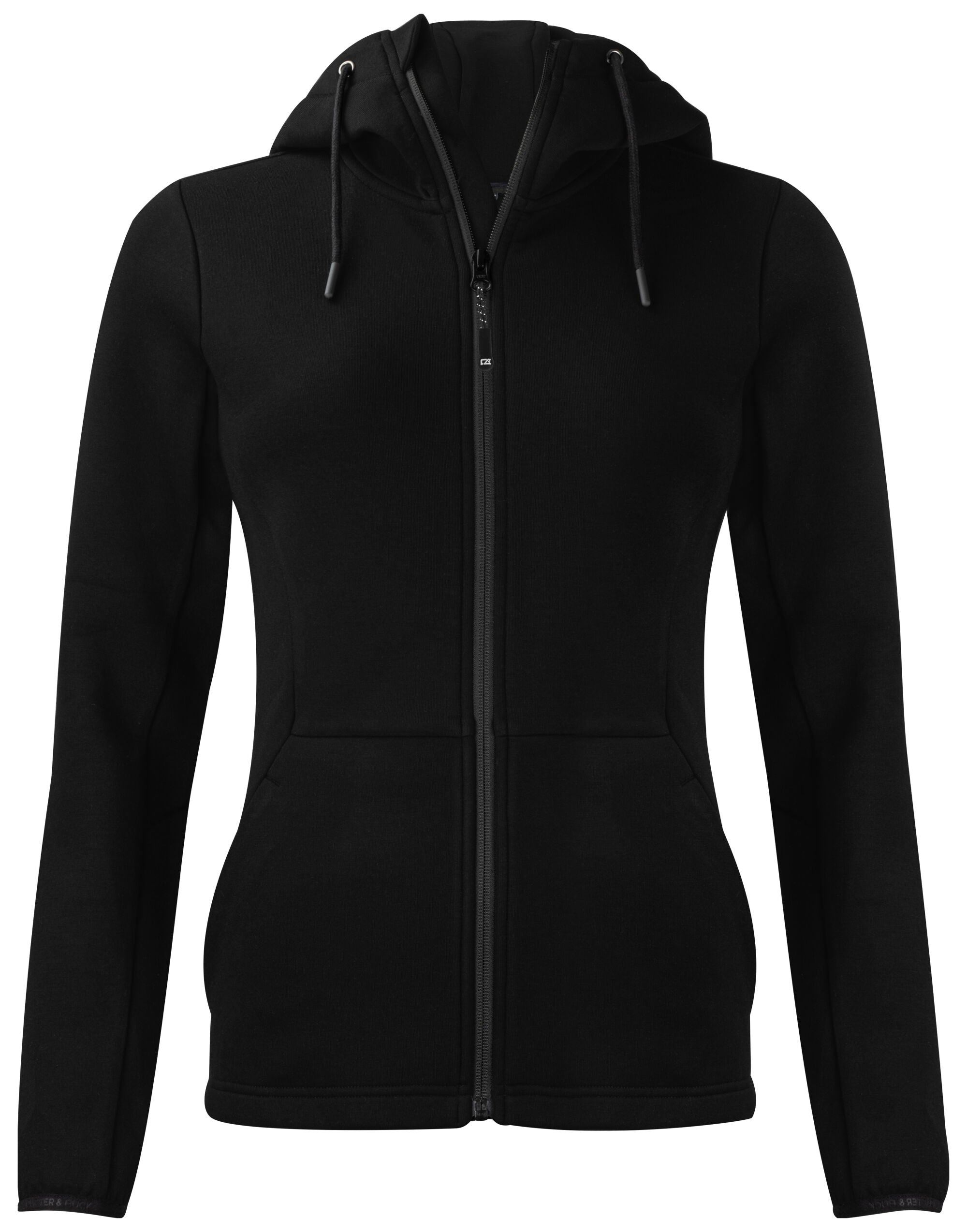 Cutter & Buck - Pemberton Hood Full Zip Women - Black XS - Customisable Sweatshirts And Hoodies